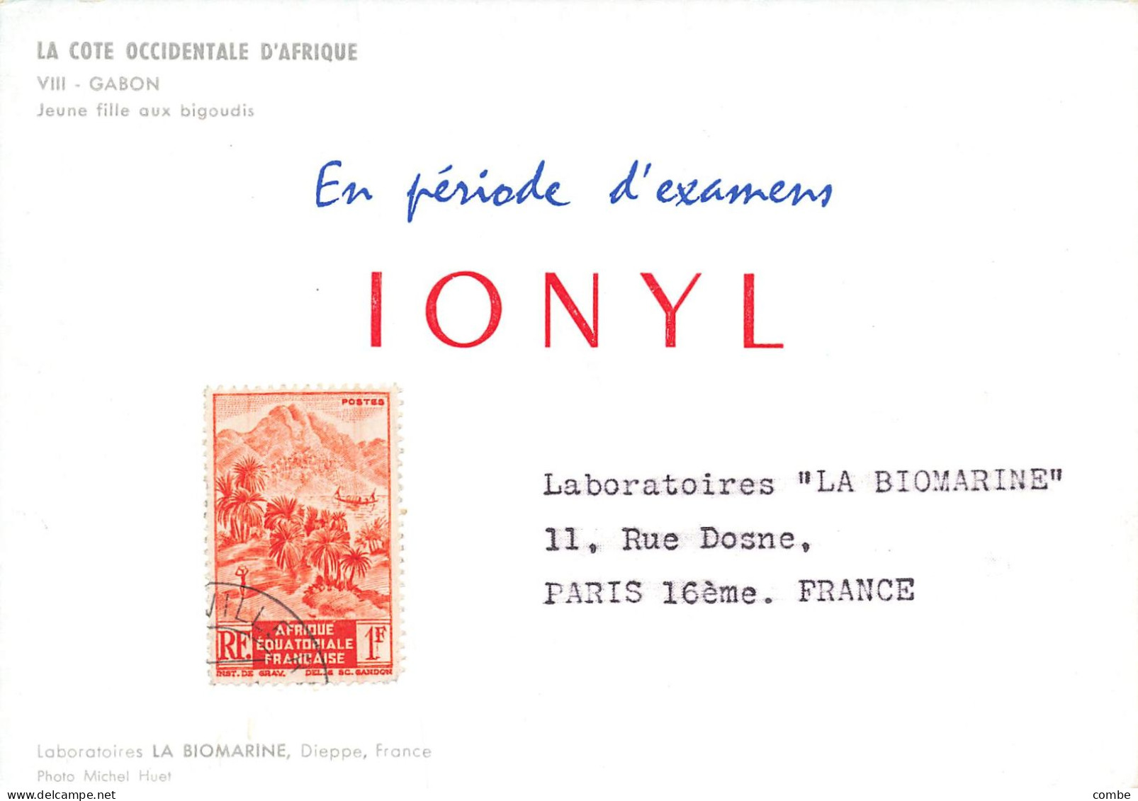 CP. IONYL. AOF GABON - Pharmacy