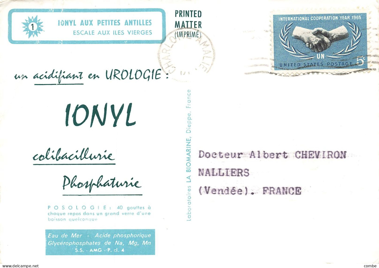 CP. IONYL. ILES VIERGES - Farmacia