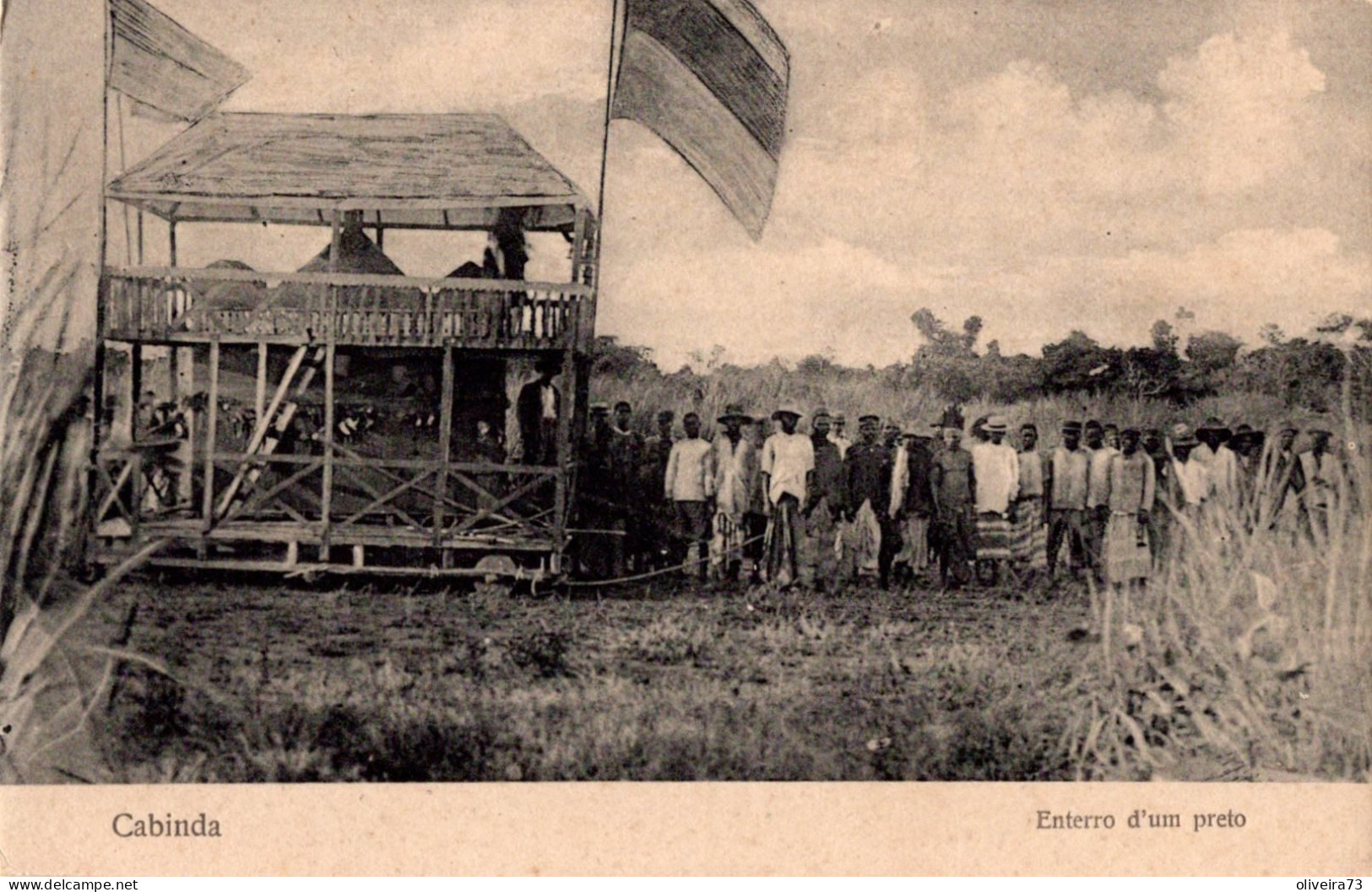 ANGOLA - CABINDA - CONGO - Enterro D'um Preto - Angola