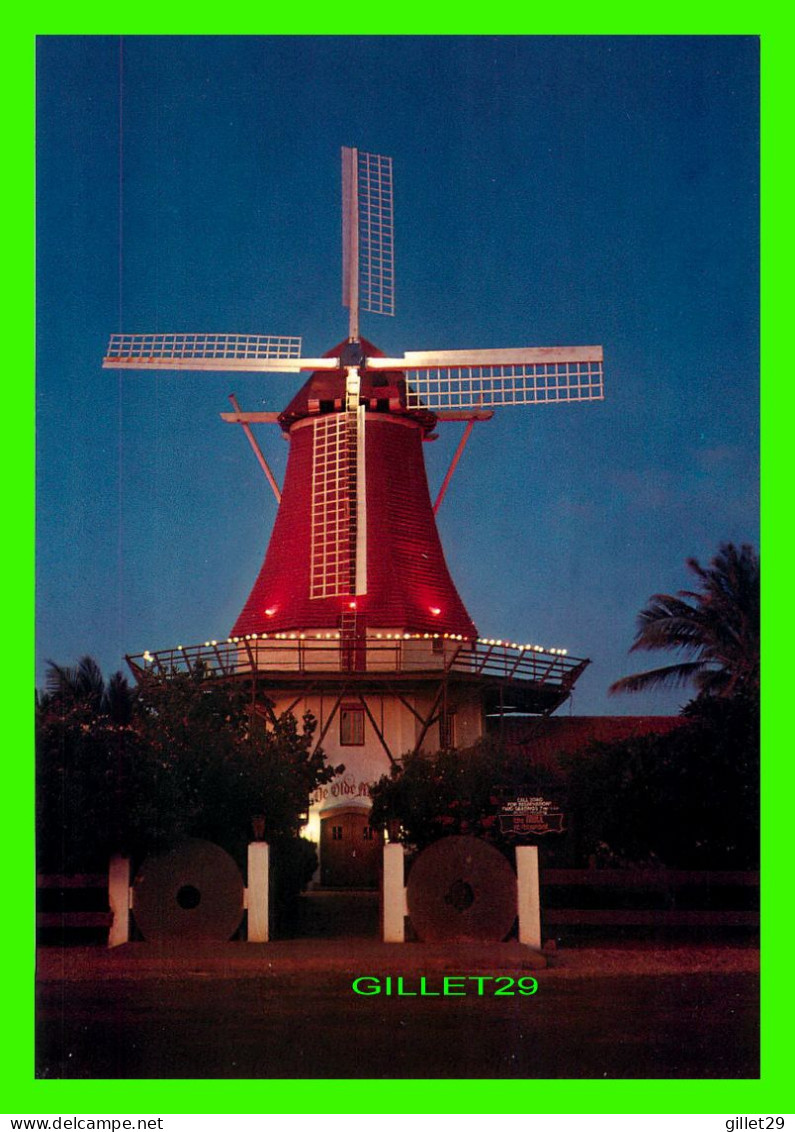 ARUBA - A TOUCH OF DUTCH - DE OLDE MOLEN ONE OF ARUBA'S FAMOUS RESTAURANT - VAN DORP - PHOTO, GEORGE AAL - - Aruba