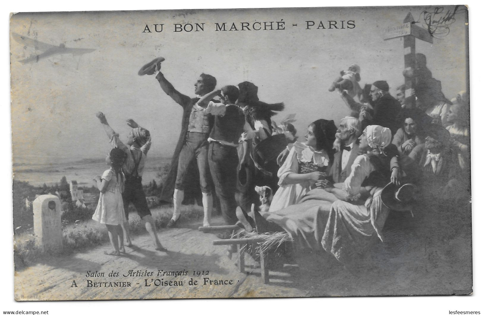 CPA Au Bon Marché - L'oiseau De France - 1912 - Inaugurazioni