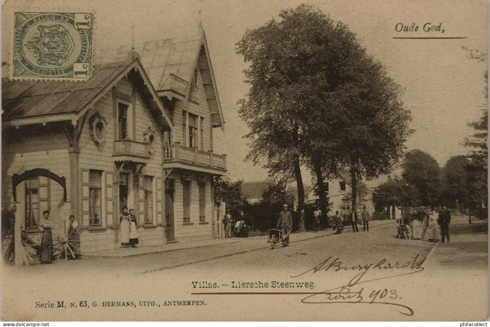 Oude God (Mortsel) Villas - Liersche Steenweg Ca 1900 - Mortsel