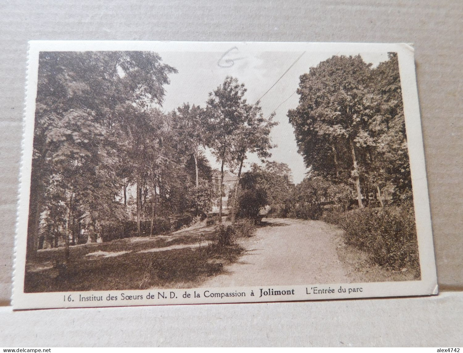 Institut Des Sœurs De N-D De La Compassion à Jolimont, Entrée Du Parc  (Y18) - La Louvière