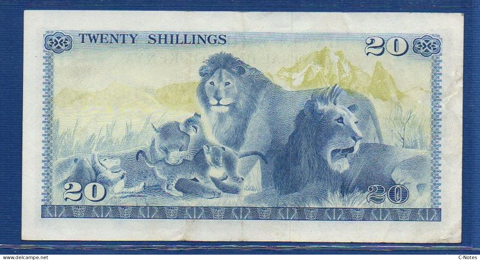 KENYA - P.13b – 20 Shilingi / Shillings 1975 VF/XF, Serie B/75 163044 - Kenya