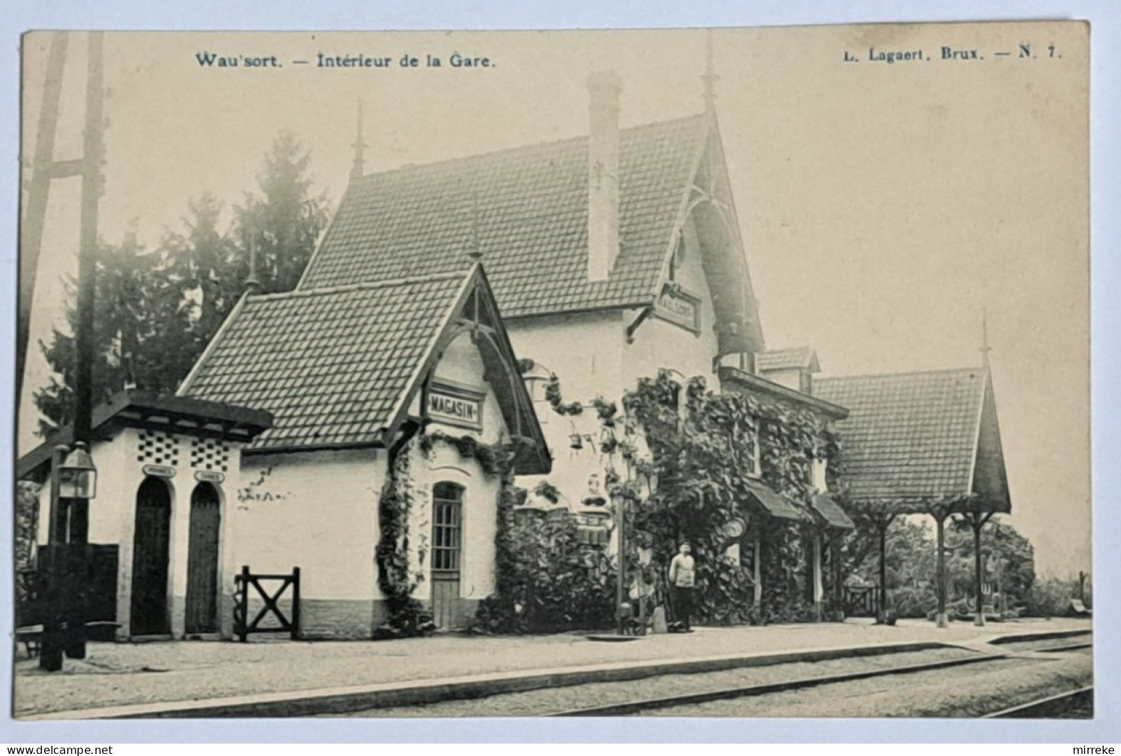 @J@  -  WAULSORT  -  Intérieur De La Gare  -  Zie / Voir Scan's - Hastière