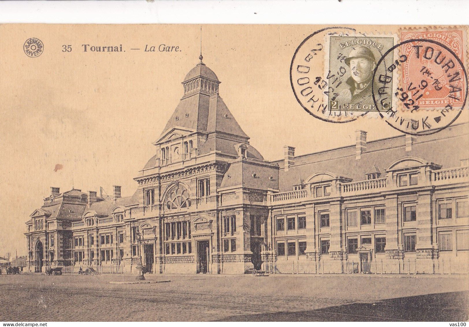 TOURNAI   TCV 1921   LA GARE - Doornik