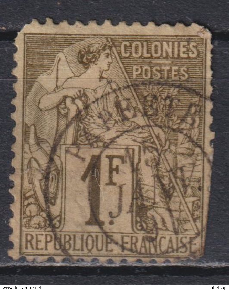 Timbre Oblitéré Des Emissions Générales De 1881 N°59 - Eagle And Crown