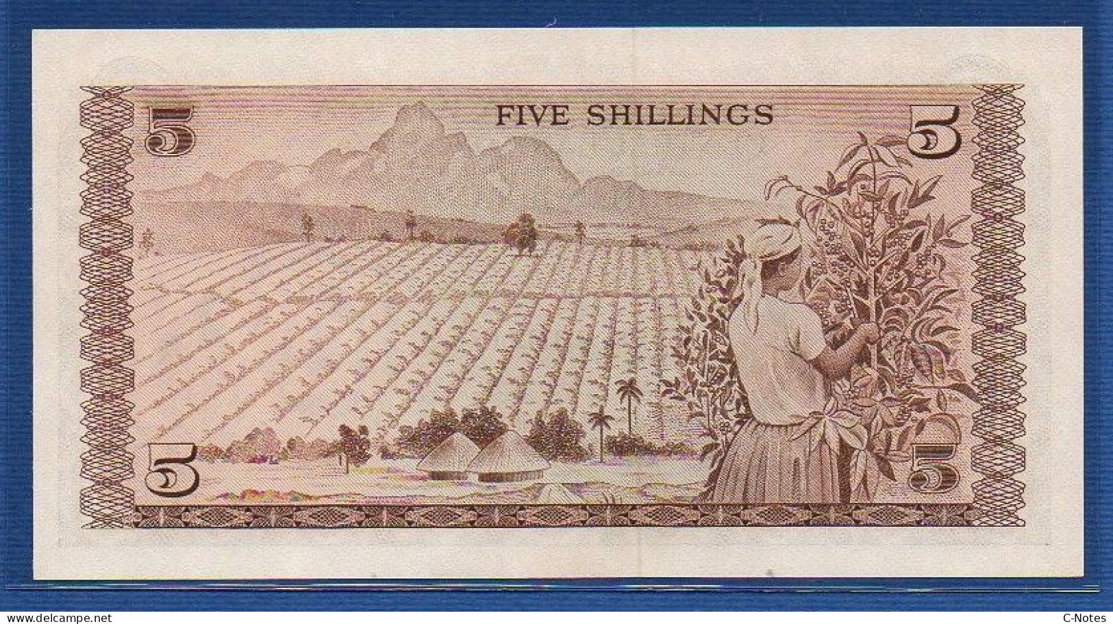 KENYA - P. 6a – 5 Shilingi / Shillings 1969 UNC, Serie A/28 147366 - Kenya