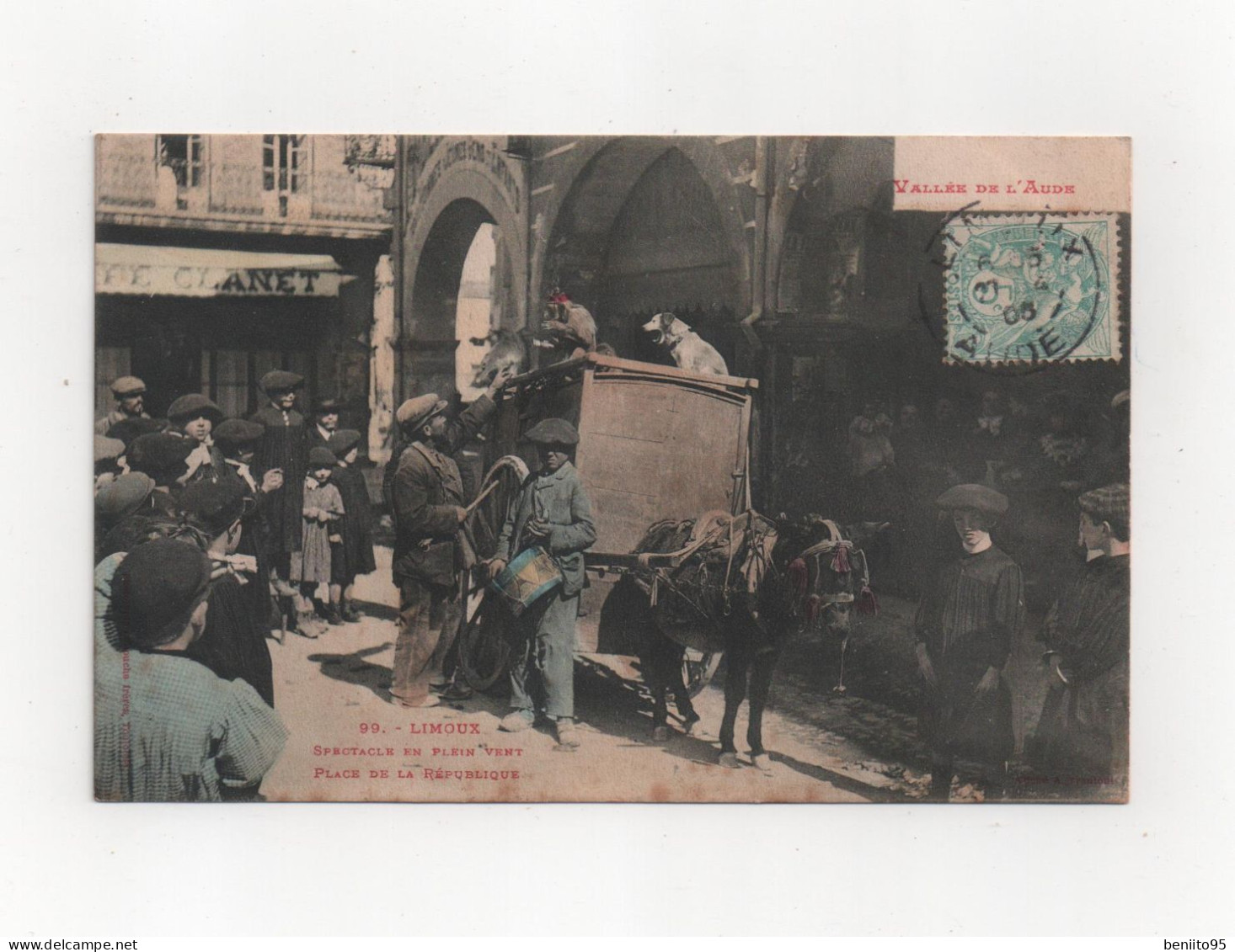 CPA De LIMOUX - Spectacle En Plein Vent (Couleur). - Limoux