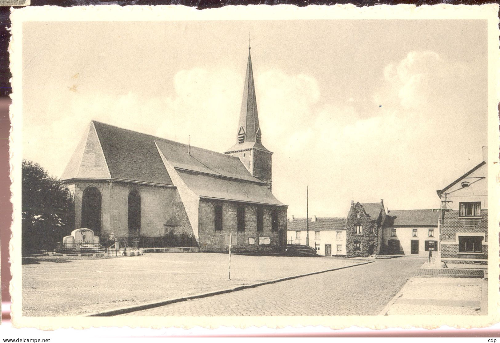 Cpa Gouy  Lez Piéton - Courcelles