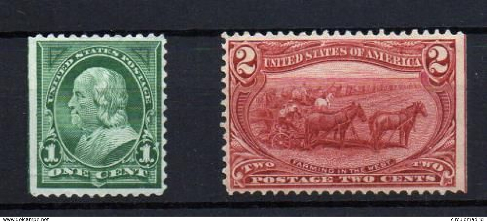 Estados Unidos Nº 123 Y 130.  Año 1895 - Neufs