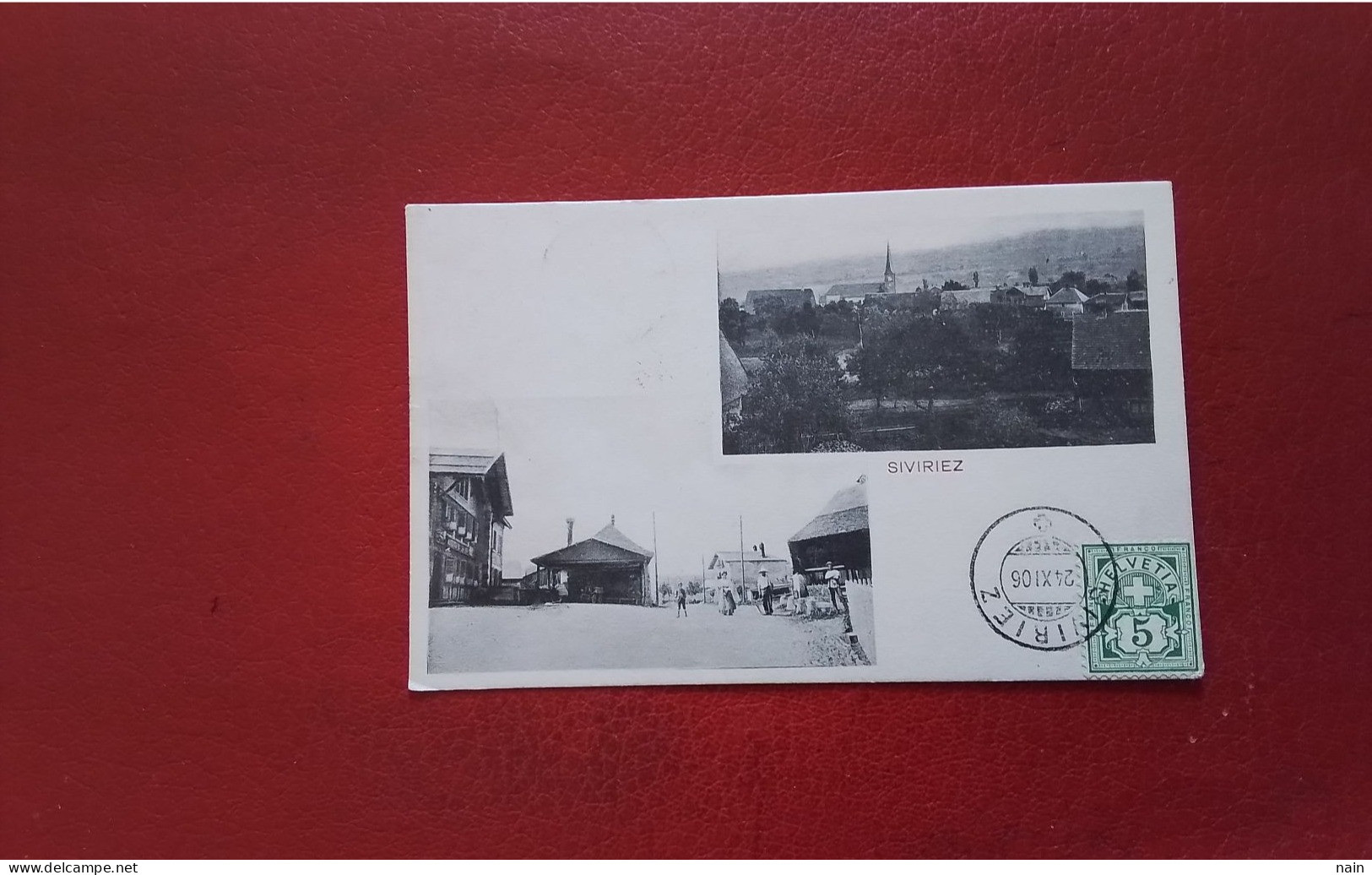 SUISSE - SIVIRIEZ-  " 2 VUES DU VILLAGE " - VOIR LES SCANS ,..... " RARE "- - Siviriez