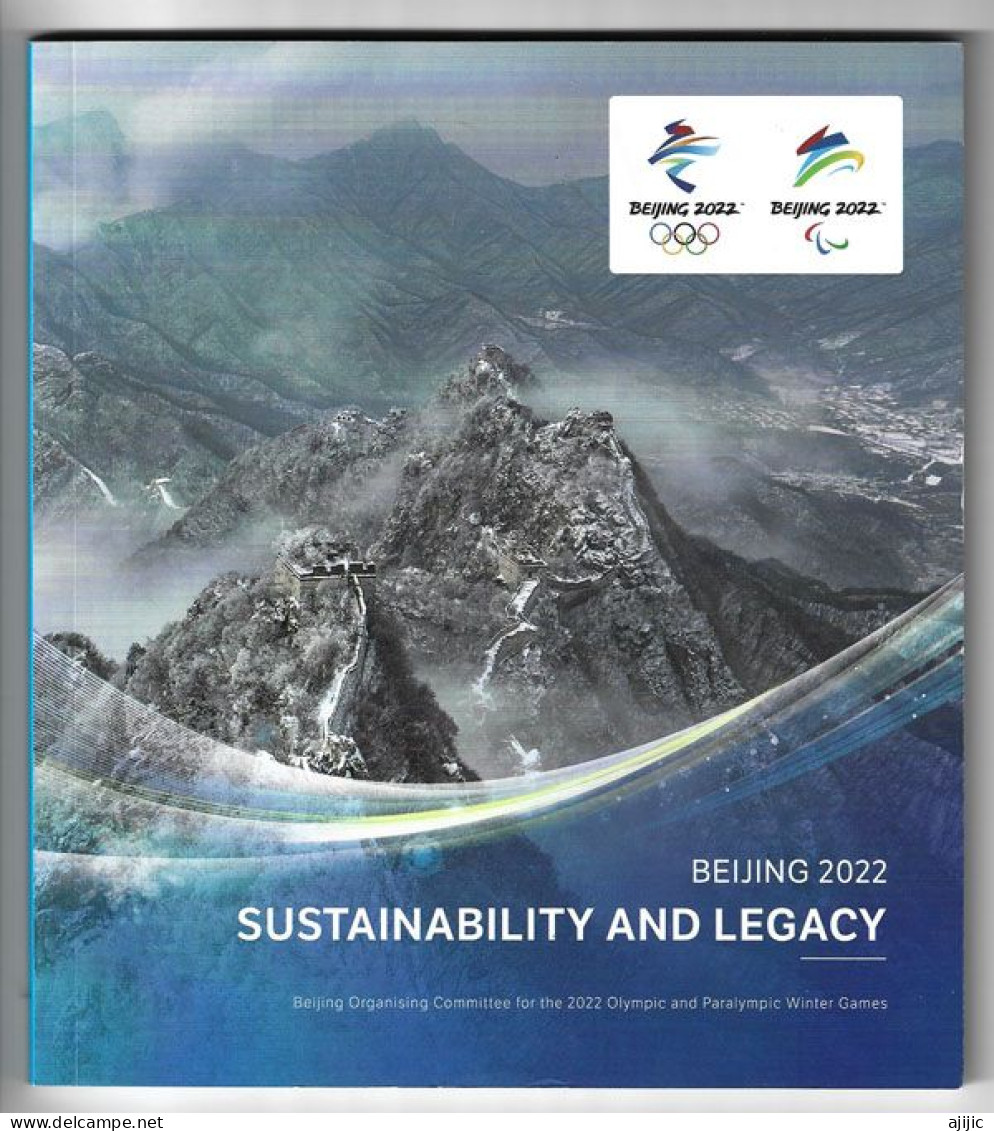 JO Hiver De Pékin 2022 : Beijing Organising Committee Winter Games.Official Book.Winter Sports For All.110 Pages Colours - Invierno 2022 : Pekín