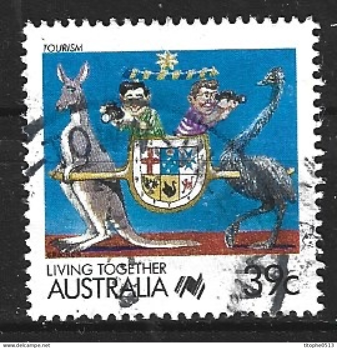 AUSTRALIE. N°1098 Oblitéré De 1988. Emeu. - Struisvogels