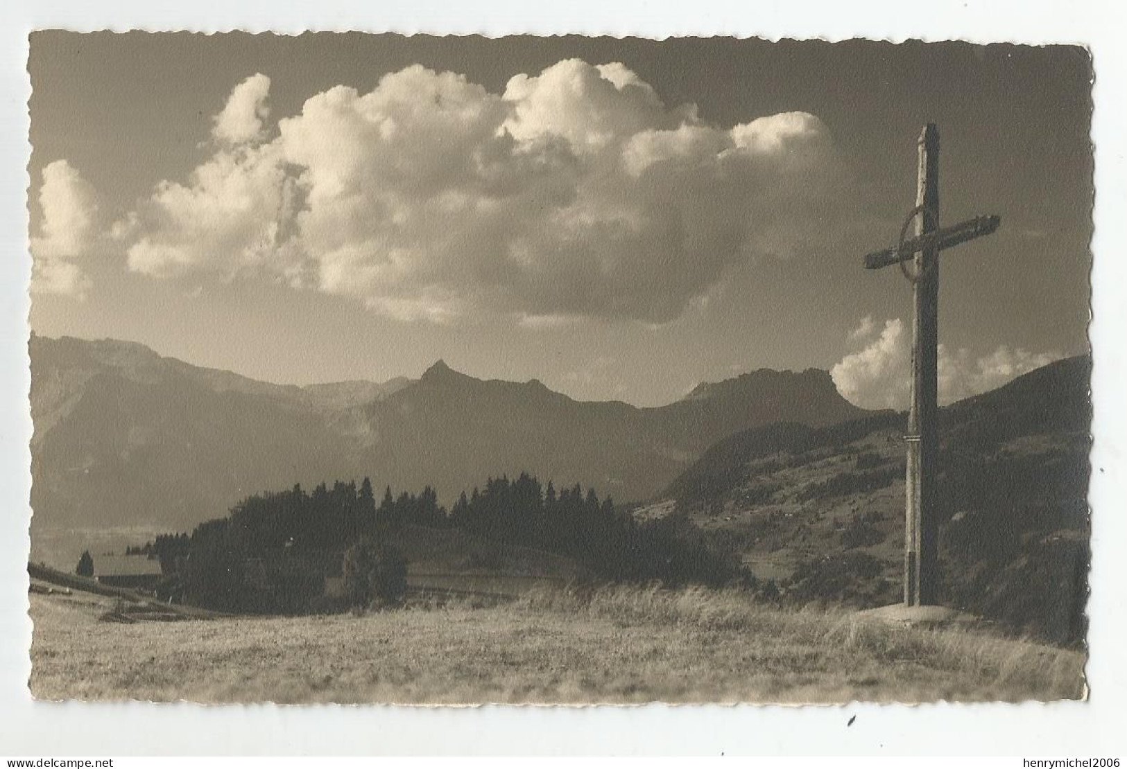 74 Haute Savoie St Nicolas De Véroce La Croix De Fer Et Les Fiz Carte Photo Fumex De Saint Gervais - Other & Unclassified