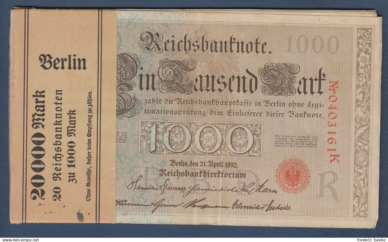 ALLEMAGNE - Suite De  20  Billets De 1000 Mark - 1000 Mark