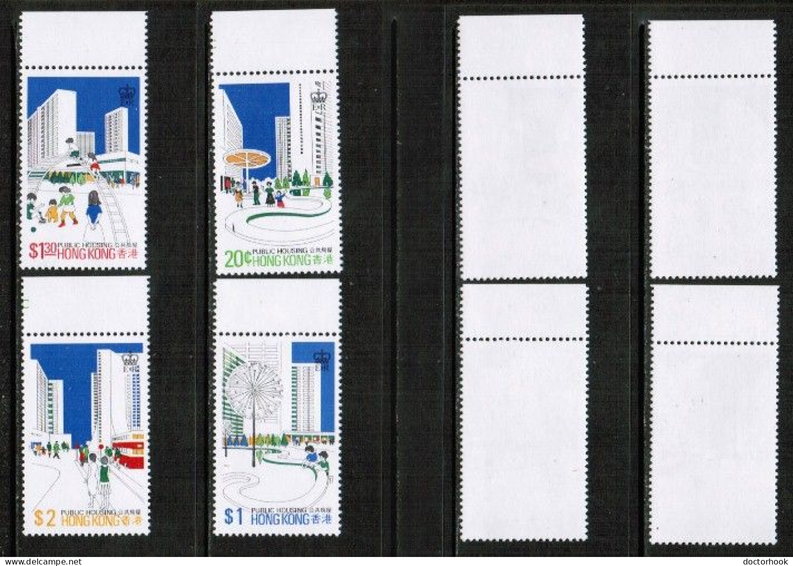 HONG KONG   Scott # 376-9** MINT NH (CONDITION AS PER SCAN) (Stamp Scan # 944-5) - Nuevos