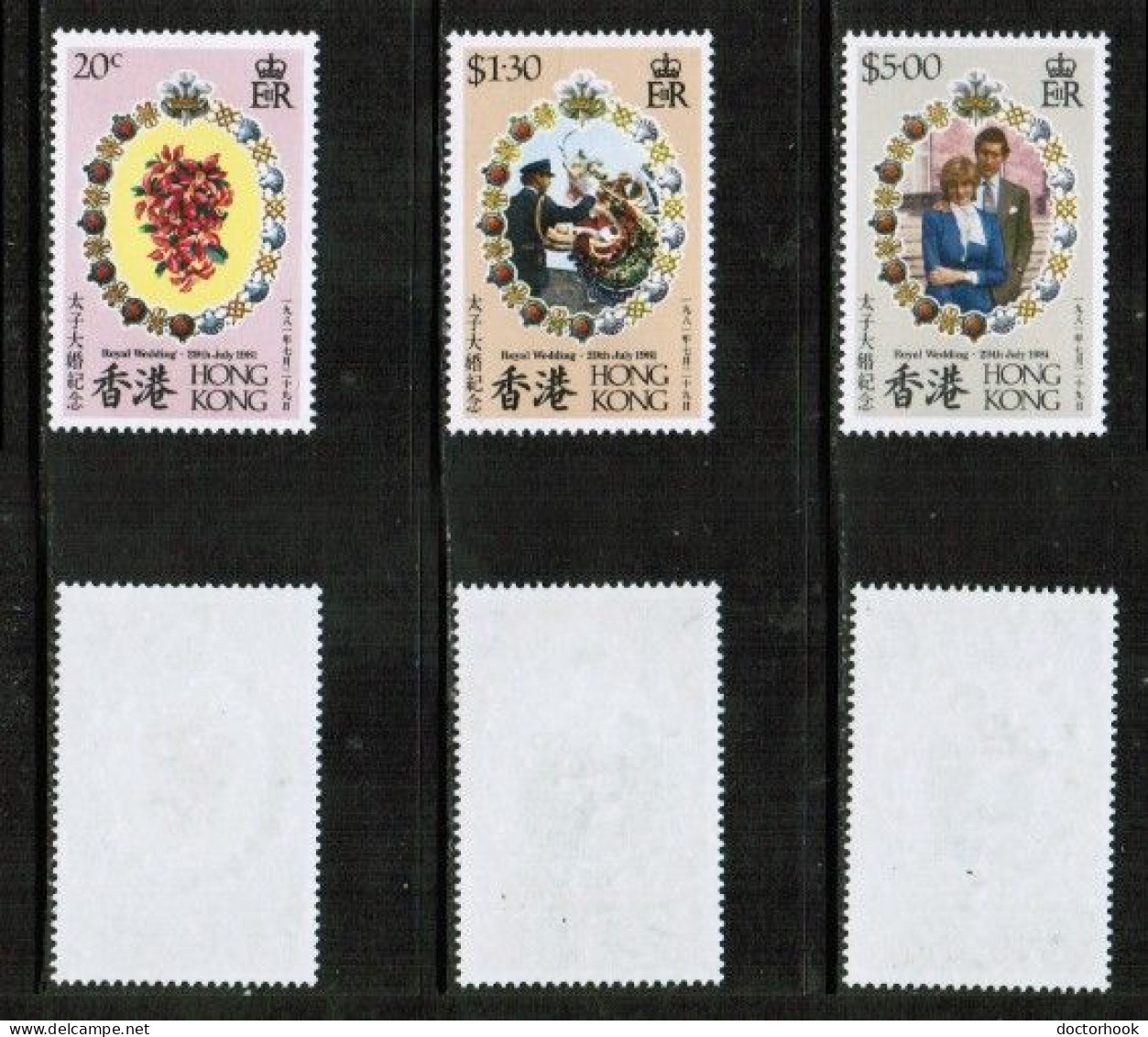 HONG KONG   Scott # 373-5** MINT NH (CONDITION AS PER SCAN) (Stamp Scan # 944-6) - Neufs