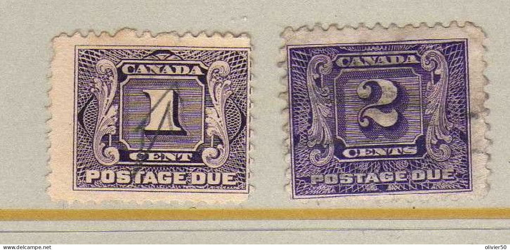 Canada -  (1906-32) - Taxe - Oblit - Postage Due