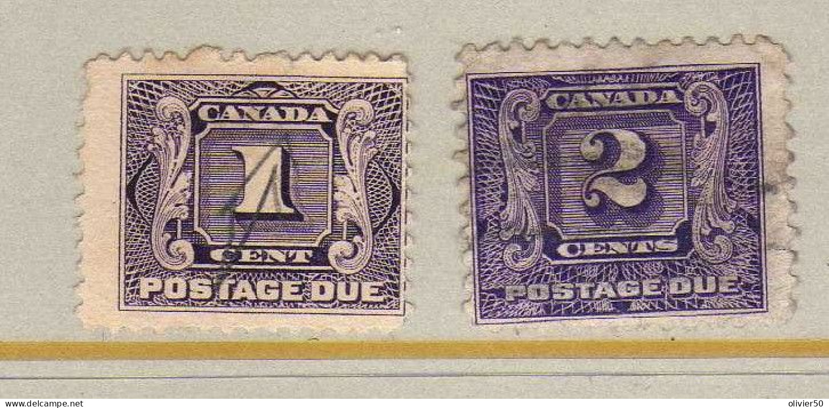Canada -  (1906-32) - Taxe - Oblit - Portomarken