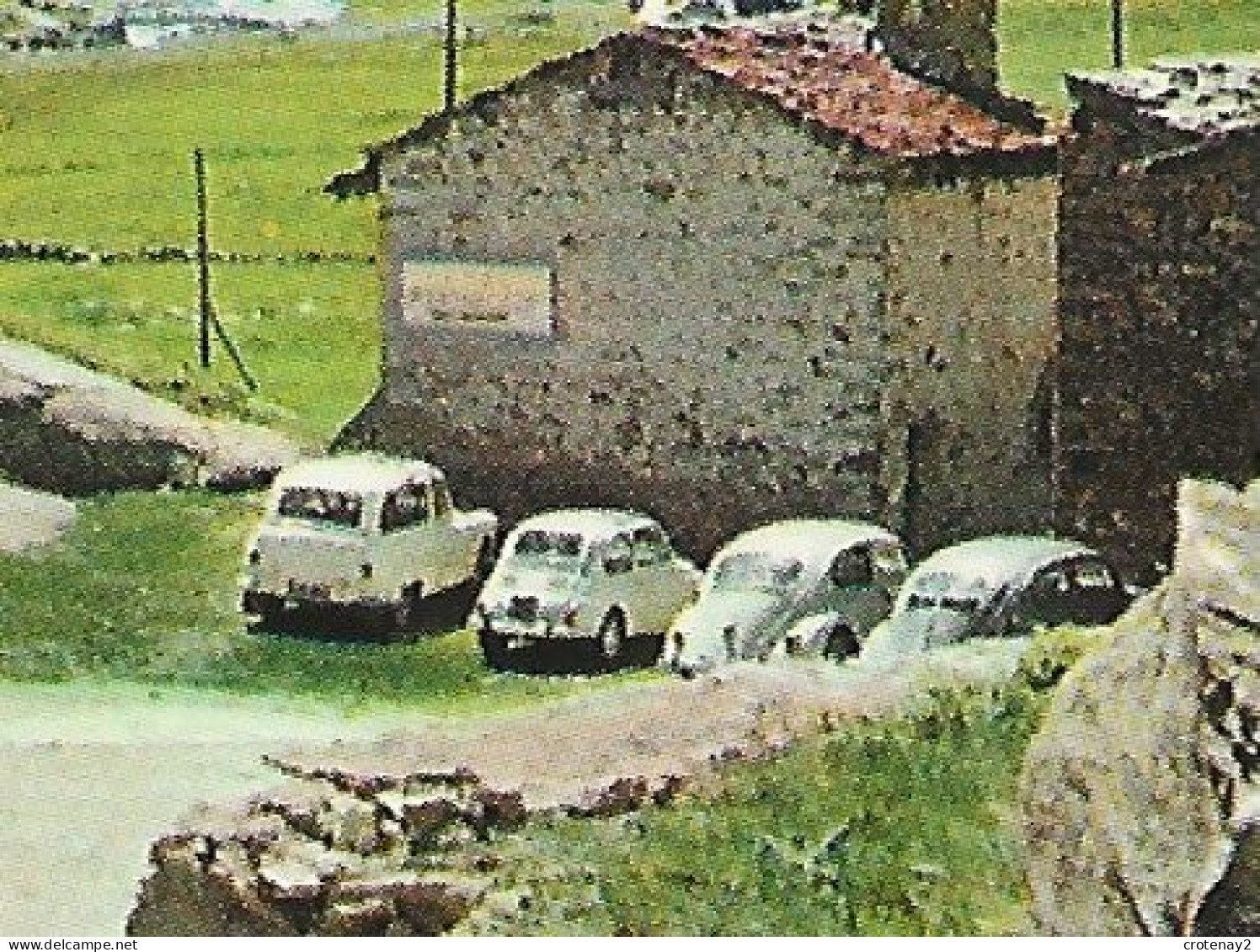 Val Aosta PONT VALSAVARANCHE 1970m Valle D'Aosta N°2 Hôtel VOIR ZOOM Simca Aronde Fiat 500 VW Käfer VOIR DOS - Aosta