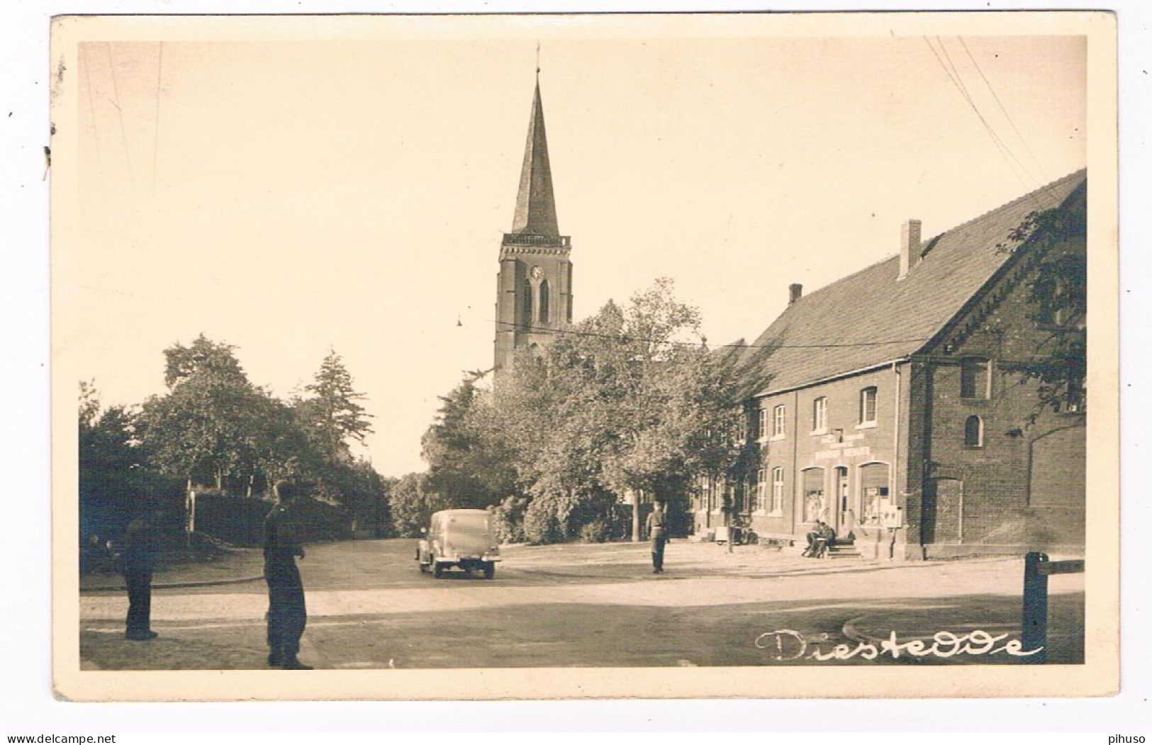D-15238   DIESTEDDE : Kirche ( RPPC ) - Warendorf