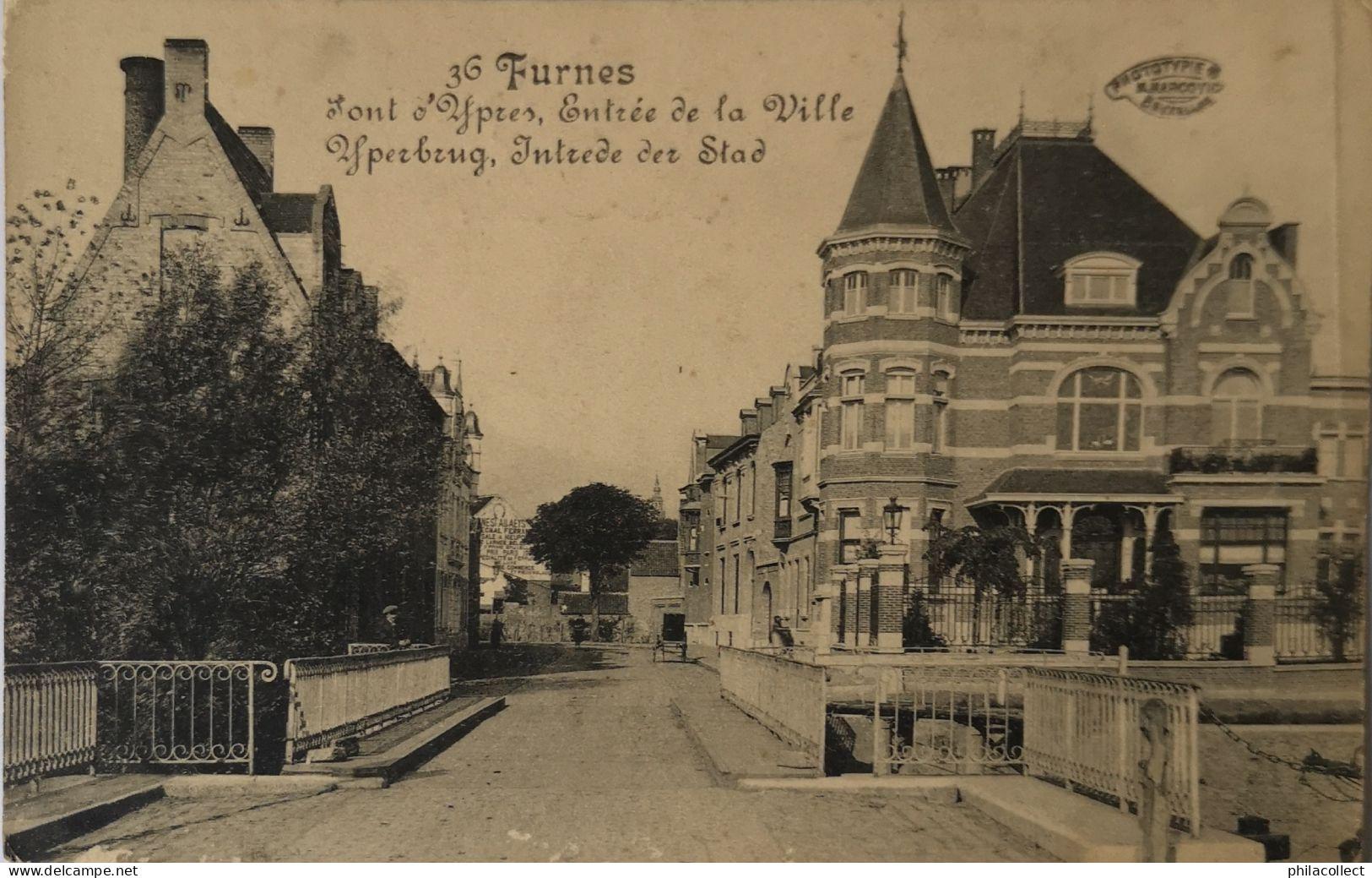 Veurne - Furnes //  Pont D'Ypres, Entree De La Ville 1919 Ed. Marcovici - Veurne