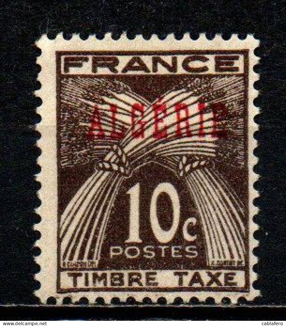 ALGERIA - 1947 - FRANCOBOLLO DI FRANCIA CON SOVRASTAMPA "ALGERIE" - MNH - Timbres-taxe