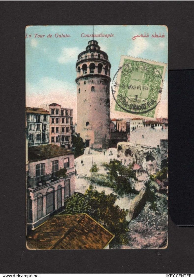 15861-TURKEY-OLD OTTOMAN POSTCARD CONSTANTINOPLE To BORDEAUX (france) 1919.Carte Postale TURQUIE - Lettres & Documents