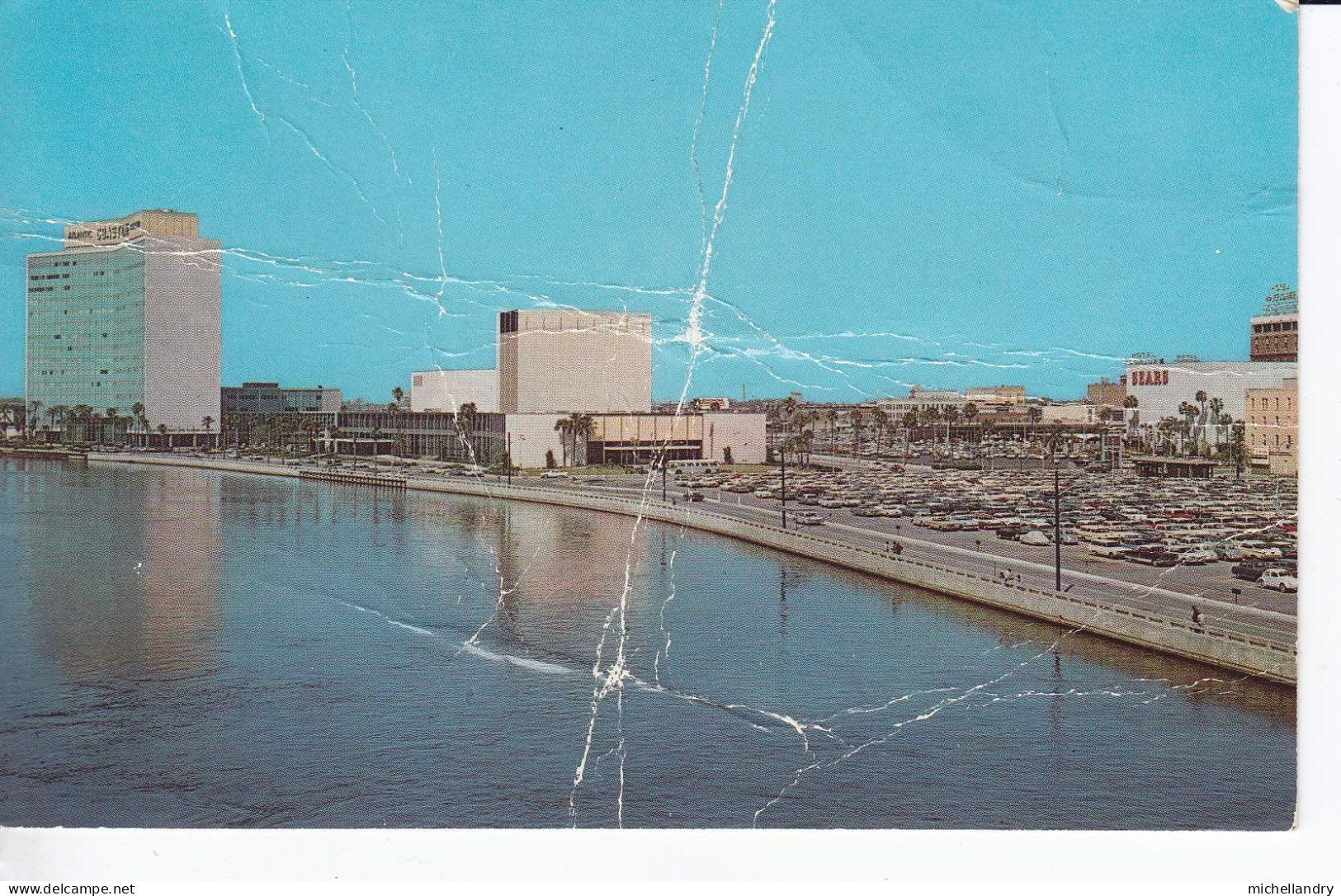 Carte Postal (123019) Jacksonville Florida Timbre 8c USA 18 Jan 1973 Avec écriture - Jacksonville