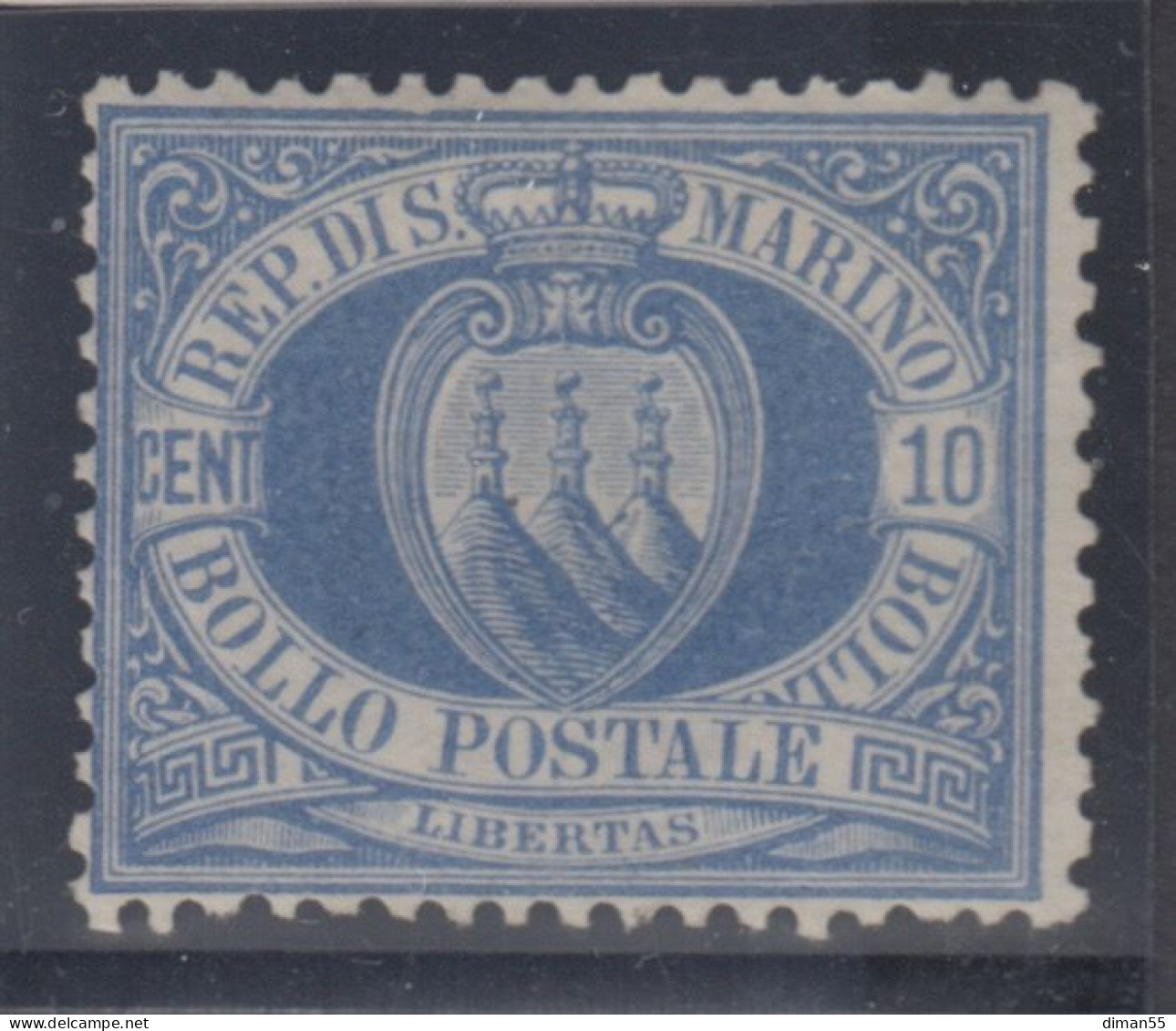 SAN MARINO - Sassone N.3A Cat 350 Euro - SUPER CENTRATO -  Nuovo Senza Gomma - Unused - Unused Stamps