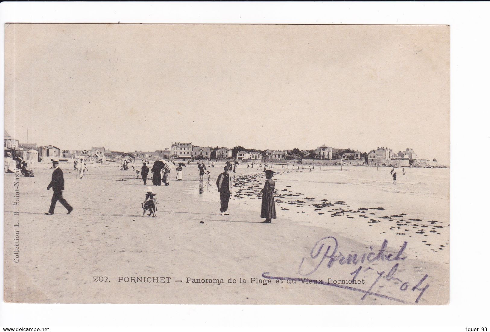 207 - PORNICHET - Panorama De La Plage Et Du Vieux Pornichet - Pornichet