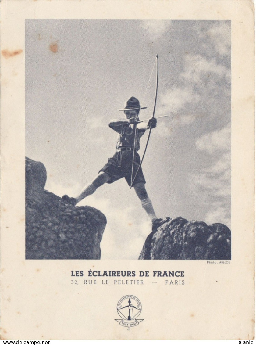 France ** Entier à Type Spéciaux N° 15 - CP - 40c + 60c - Eclaireurs De France En L'état. - Standard Postcards & Stamped On Demand (before 1995)
