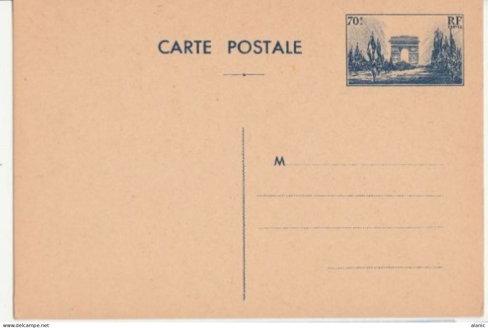 * FRANCE / ENTIER POSTAL CARTE POSTALE N°403-CP1 - Cartes Postales Types Et TSC (avant 1995)