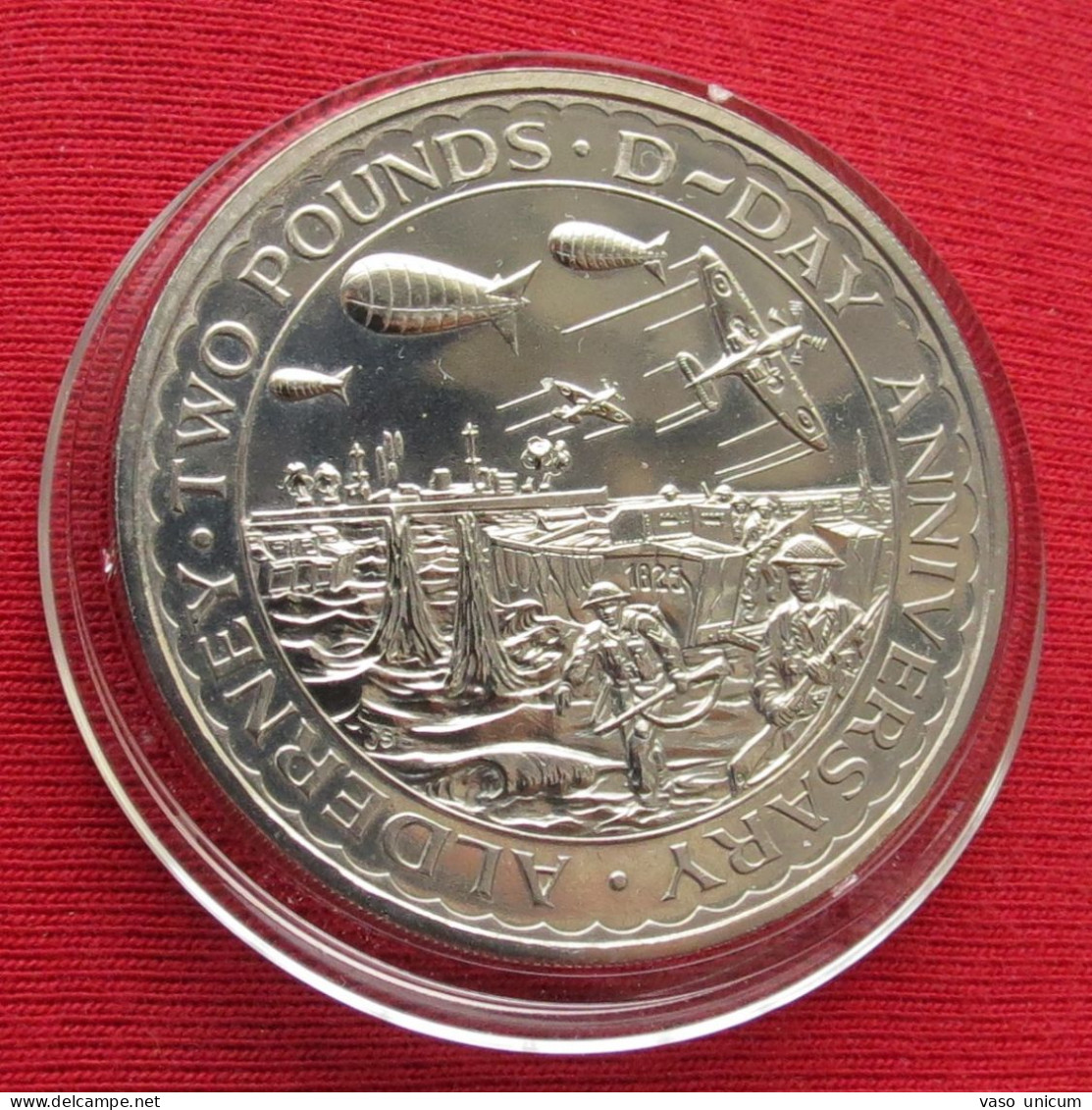 Alderney 2 Pound 1994 D-DAY - Kanaaleilanden