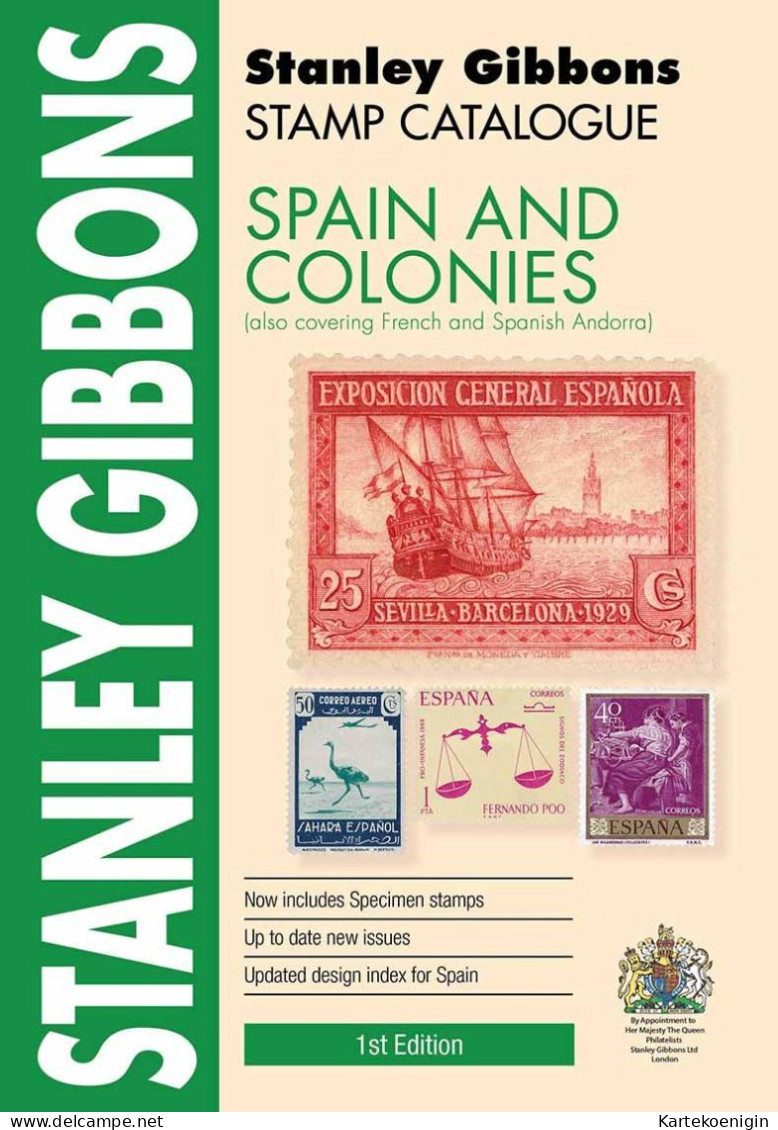 Stanley Gibbons Briefmarkenkatalog Spanien & Kolonien 2019 - Espagne