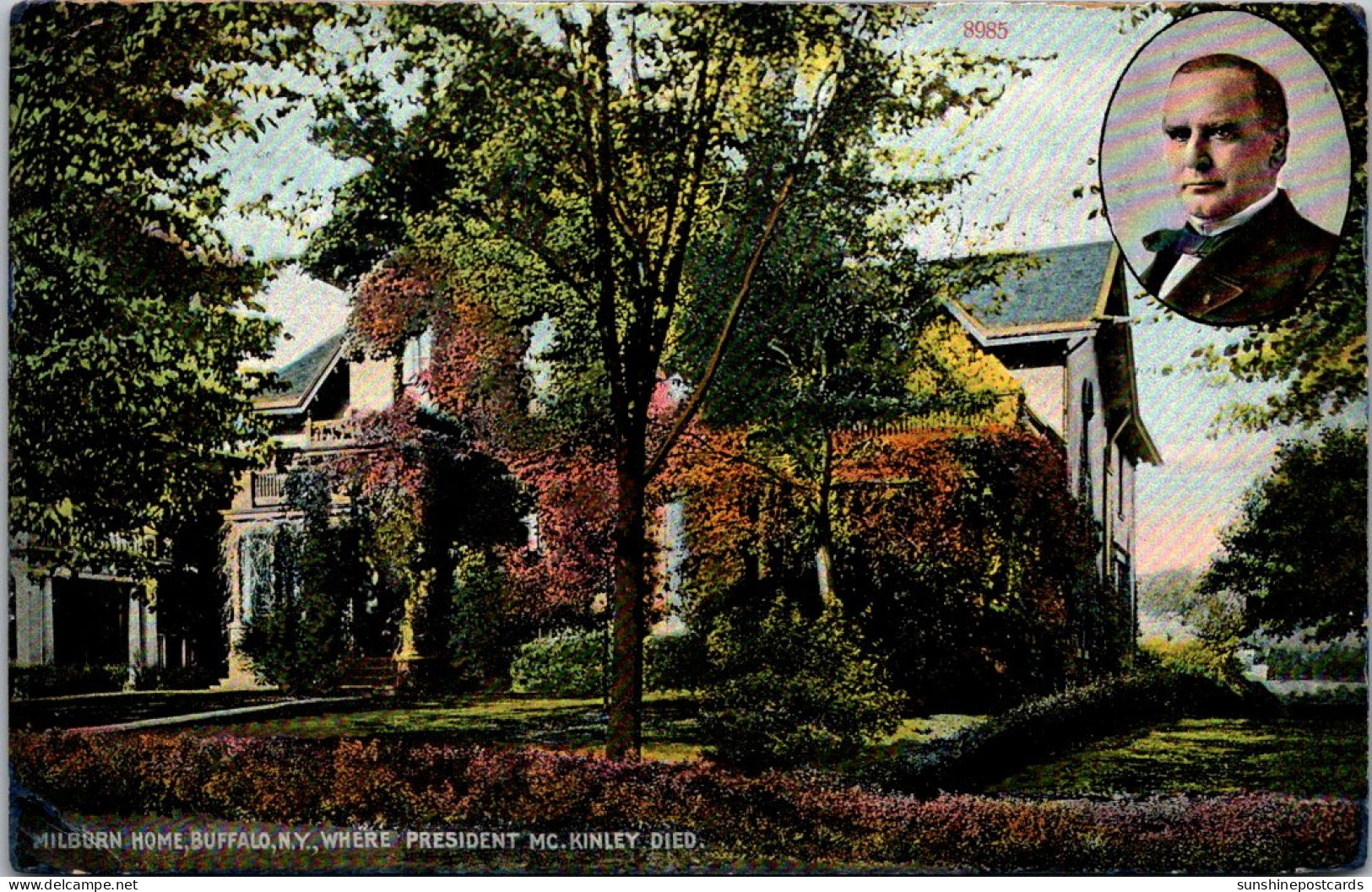 New York Buffalo Milburn Residence Where President McKinley Died 1909 - Buffalo