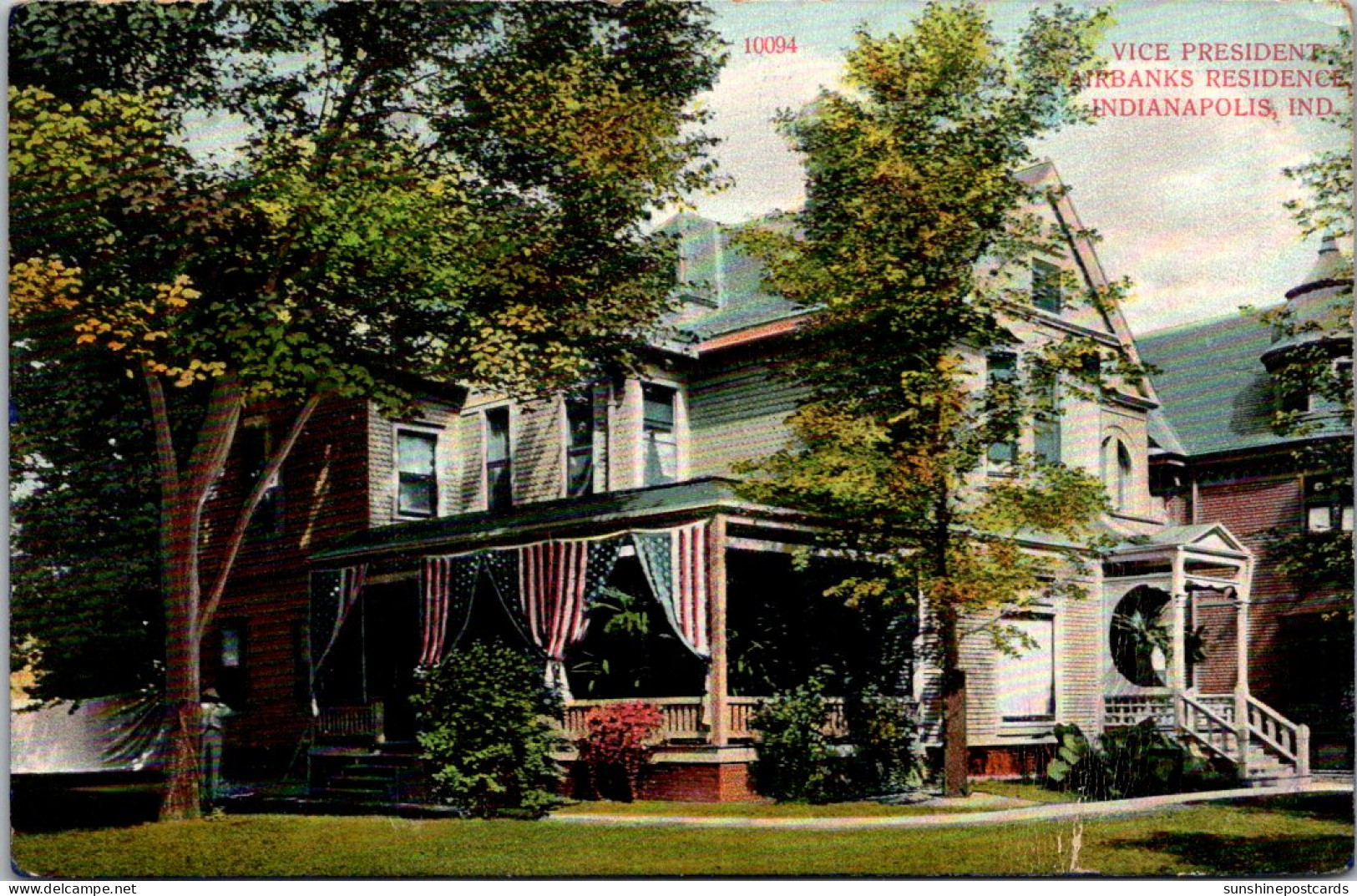 Indiana Indianapolis Vice President Fairbanks Residence 1912 - Indianapolis