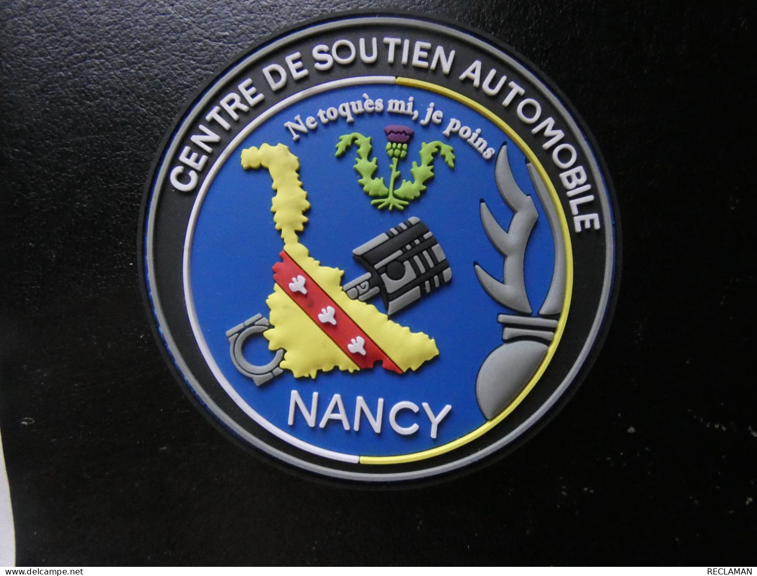 PATCH ECUSSON INSIGNE PVC 3D GENDARMERIE CENTRE DE SOUTIEN AUTOMOBILE NANCY - Police & Gendarmerie