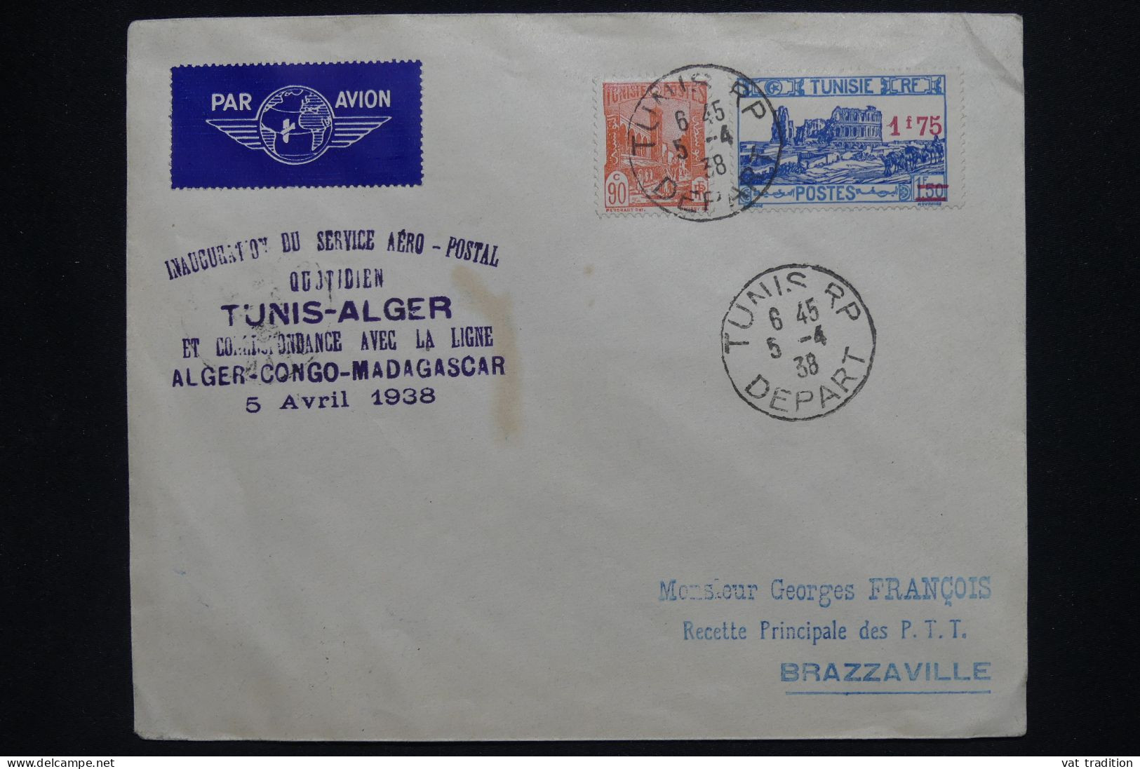 ALGERIE Française - Lettre Par Avion - A Voir - A 525 - Airmail