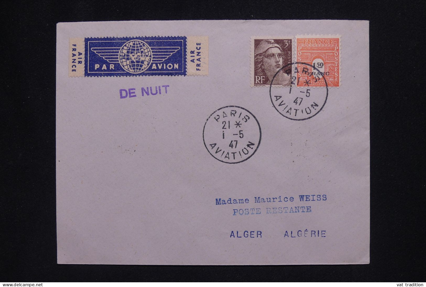 ALGERIE Française - Lettre Par Avion - A Voir - A 526 - Airmail