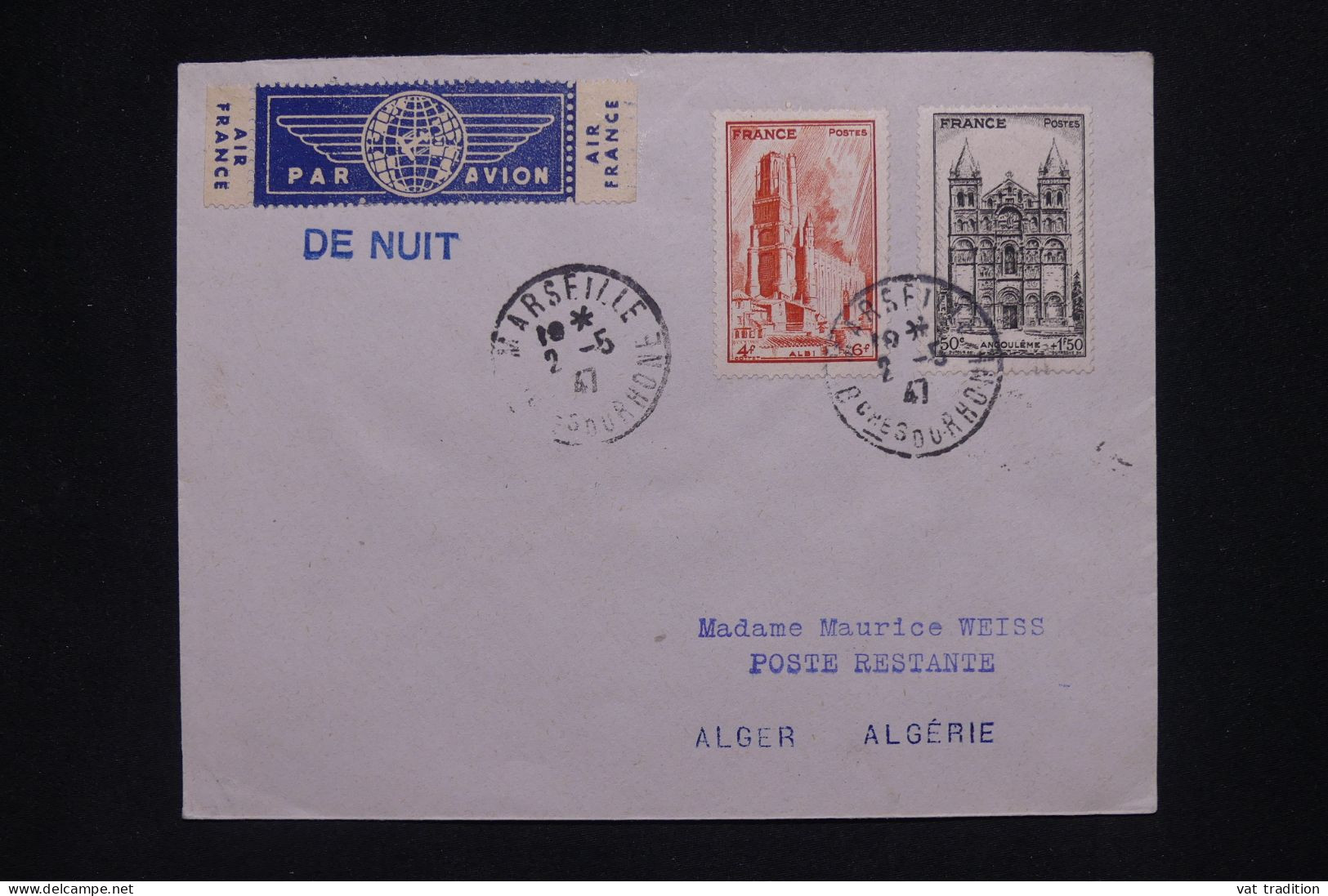 ALGERIE Française - Lettre Par Avion - A Voir - A 528 Bis - Airmail