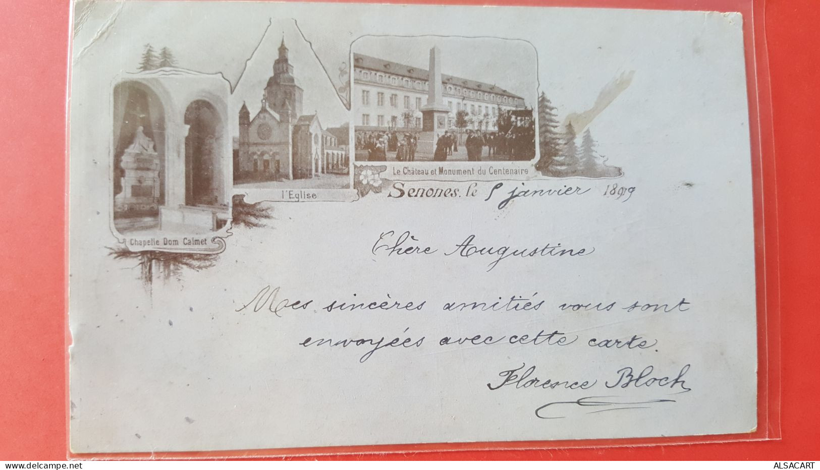 Senones Carte Précurseur 1899 - Senones