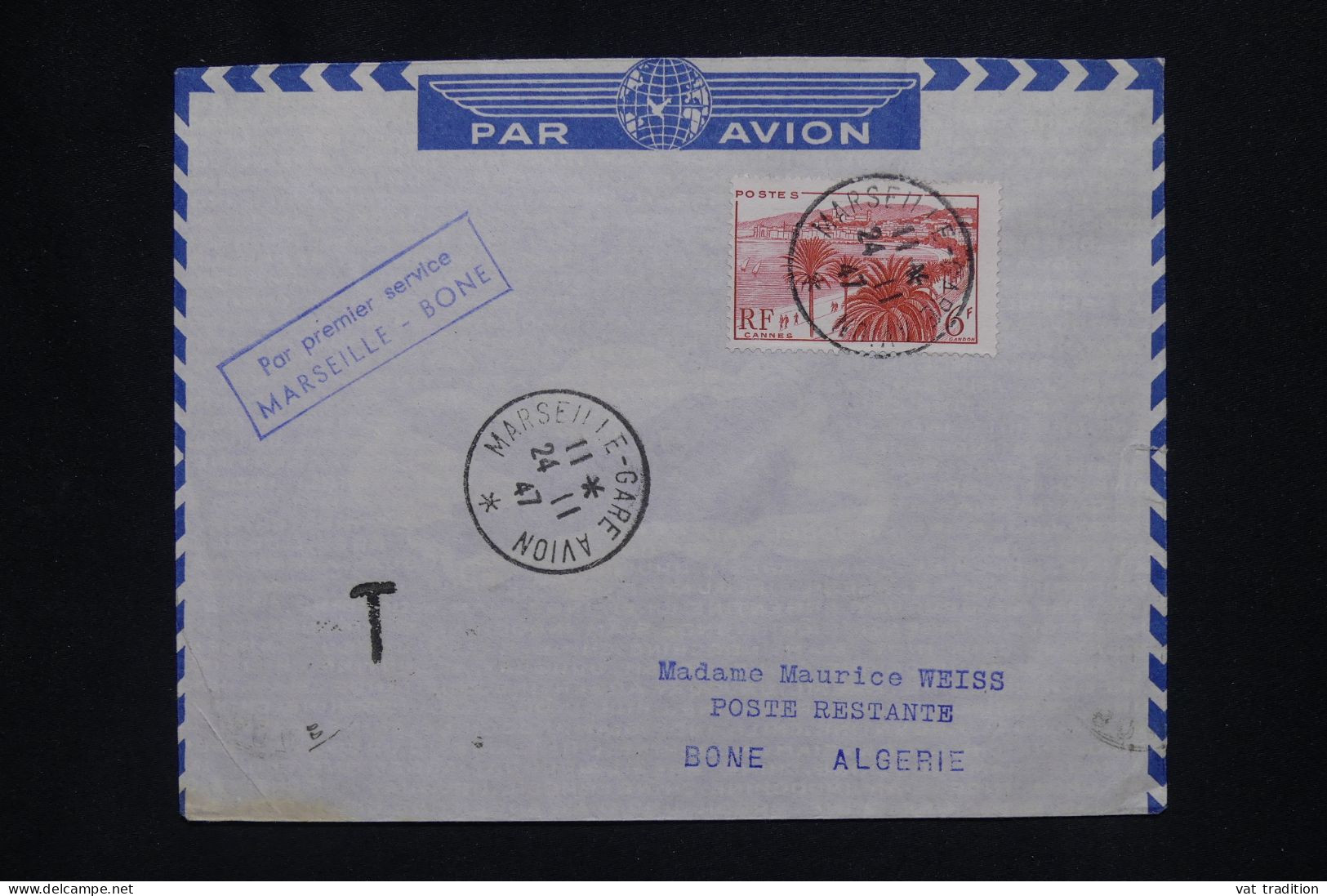 ALGERIE Française - Lettre Par Avion - A Voir - A 547 - Airmail