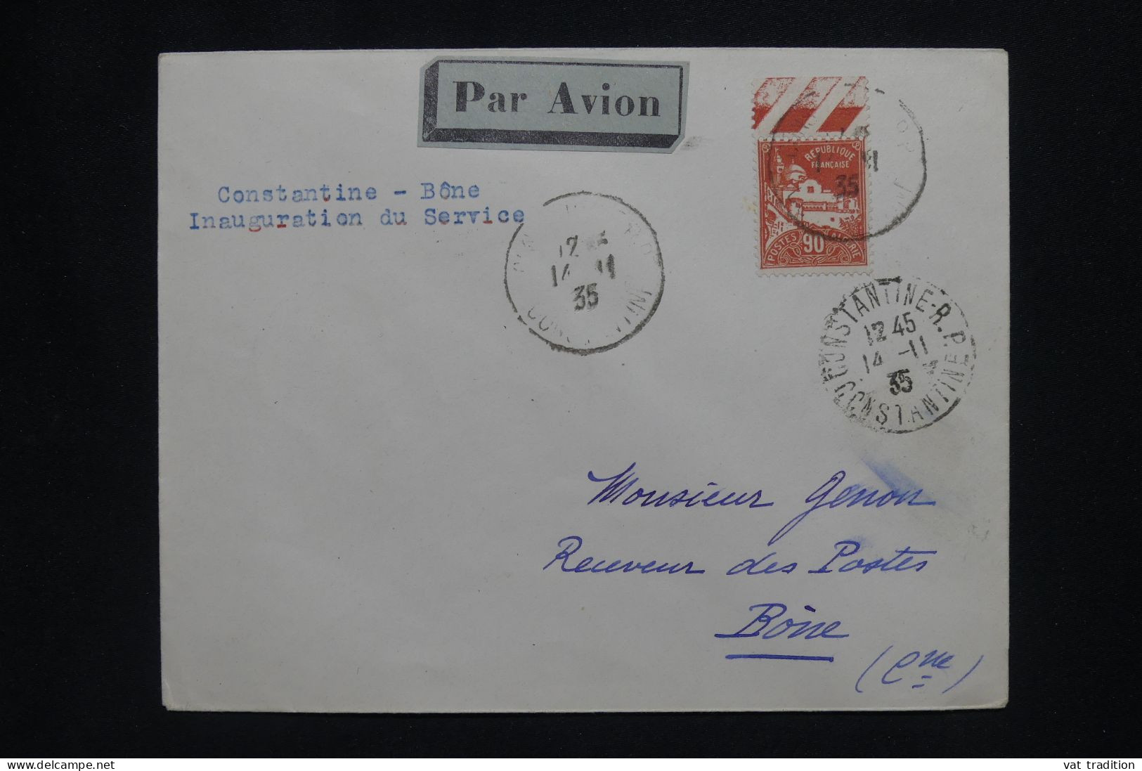 ALGERIE Française - Lettre Par Avion - A Voir - A 548 - Airmail