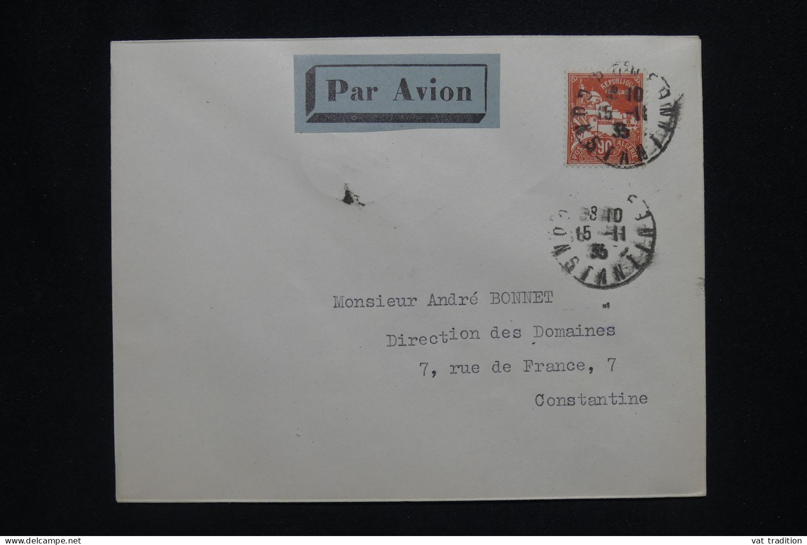 ALGERIE Française - Lettre Par Avion - A Voir - A 549 - Airmail