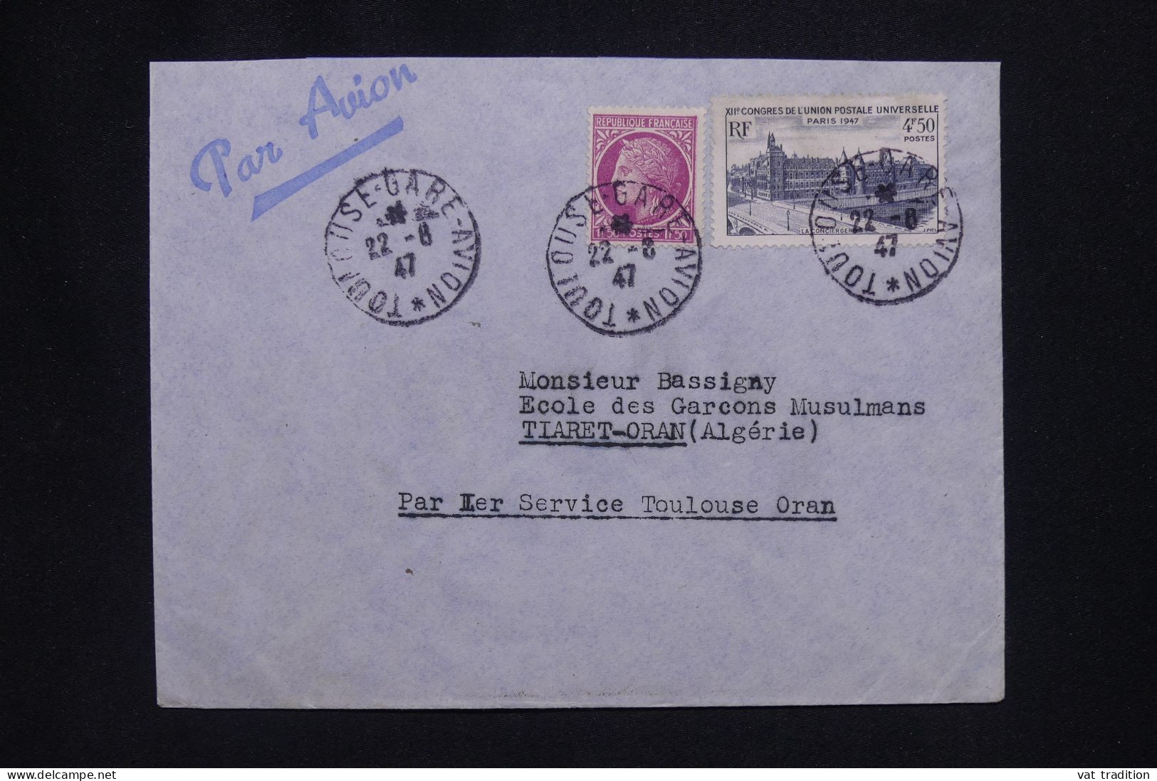 ALGERIE Française - Lettre Par Avion - A Voir - A 552 - Airmail