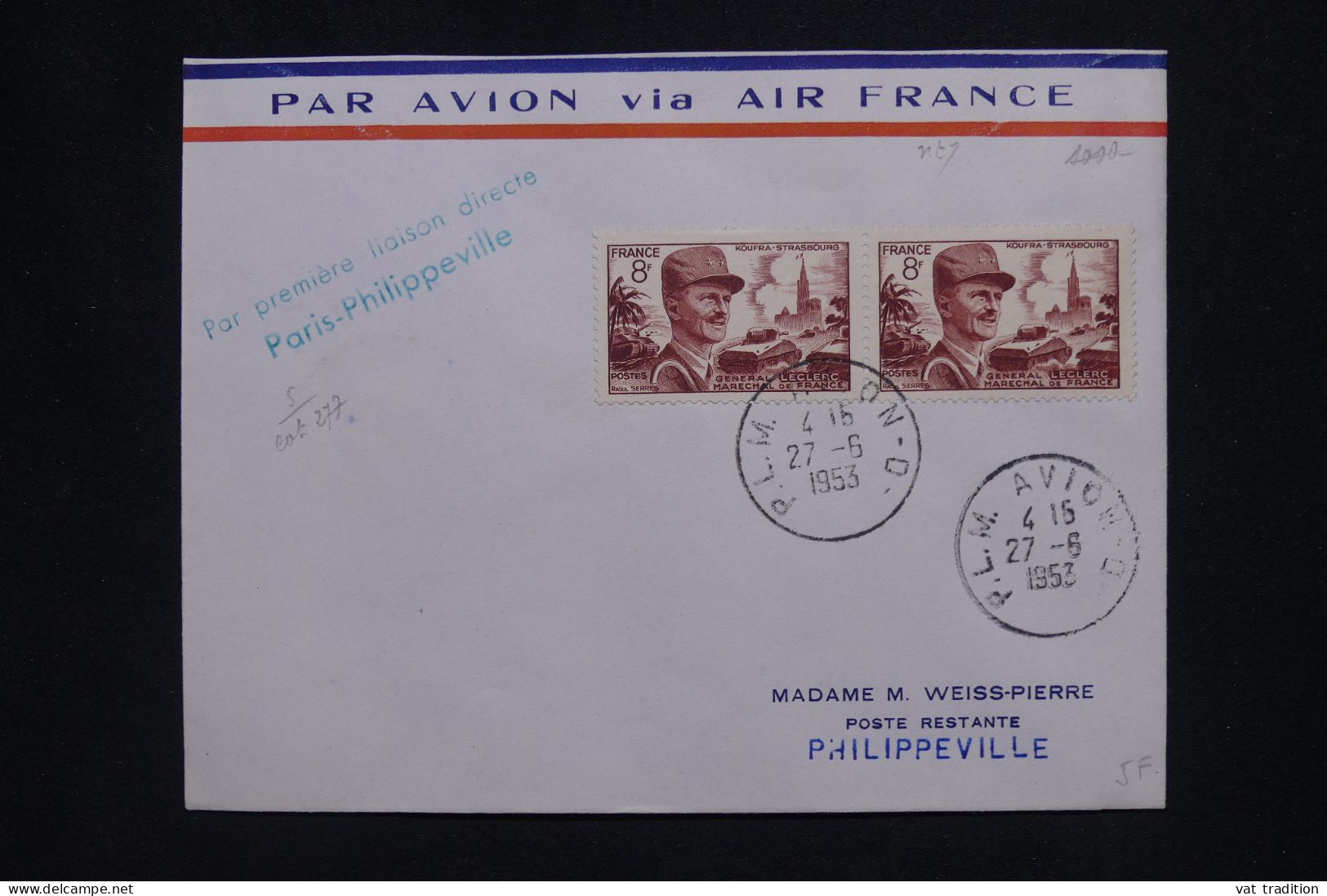 ALGERIE Française - Lettre Par Avion - A Voir - A 554 - Airmail