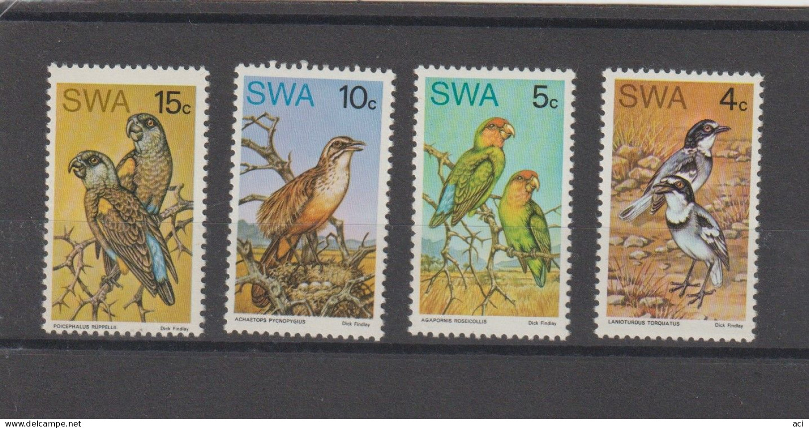 South West Africa SG 260-63  1974 Birds  Mint Never Hinged, - Neufs