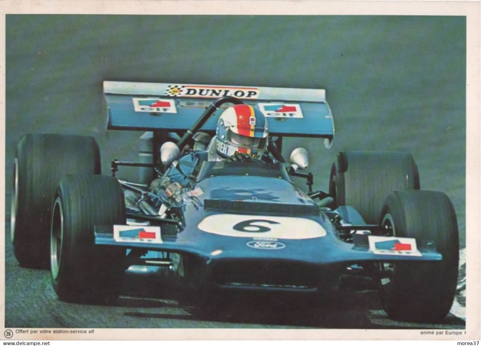 FRANCOIS CEVERT  Pilote ELF  Offert Par Station Service ELF  N°26 - Automobilismo - F1